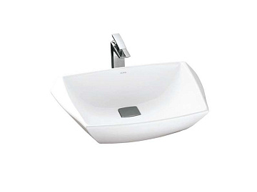Накладная раковина Toto JEWELHEX LW681B 77 см, белая