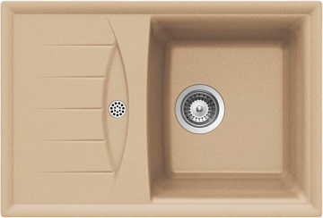 Мойка кухонная Schock Genius 45D Small (D-100S) Cristalite лунный камень
