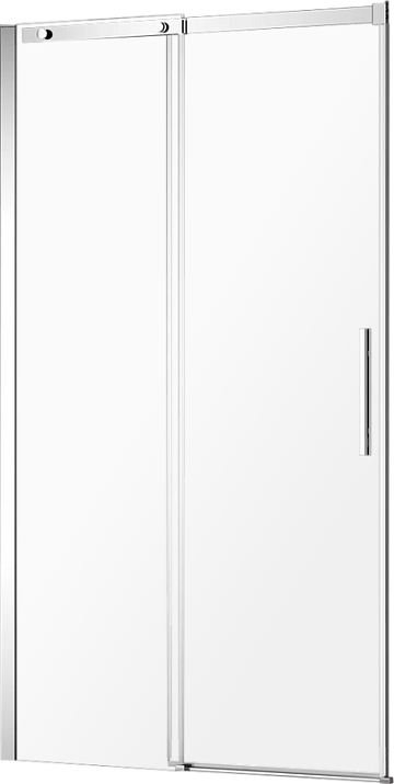 Душевая дверь в нишу AQUAme AQM4803-10 100 см, профиль хром, стекло прозрачное