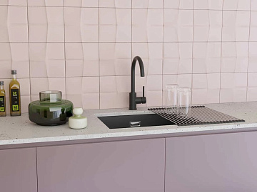 Смеситель для кухни Omoikiri Shinagawa 2 Plus BL черный