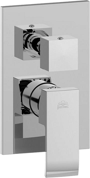 Комплект для ванной Paffoni Elle KITZEL018CR/MKING С ВНУТРЕННЕЙ ЧАСТЬЮ, верхний душ 30 см, хром