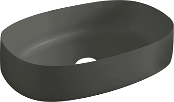 Накладная раковина ArtCeram Cognac COL003 grigio oliva, 55 см