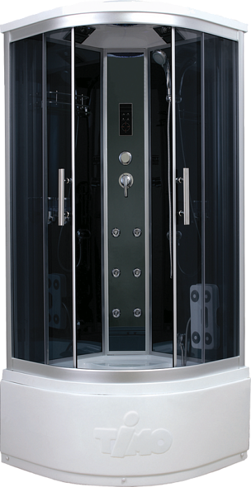 Душевая кабина Timo Standart T-1100, с высоким поддоном, с сиденьем