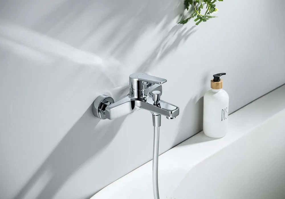 Смеситель для ванны с душем AQUATEK Лугано AQ1740CR, хром Sancos — официальный сайт