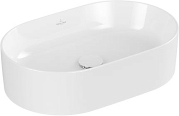 Накладная раковина Villeroy & Boch Collaro 4A1956R1 альпийский белый, CeramicPlus