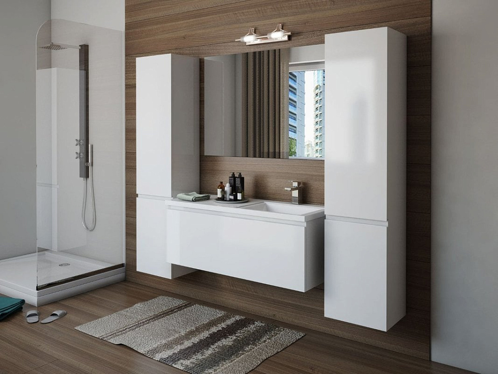 Тумба под раковину без столешницы Эстет Dallas Luxe 115 подвесная, 1 ящик, R