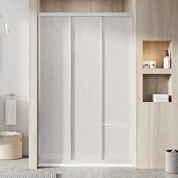 Душевая дверь в нишу Ravak Supernova ASDP3-100 Pearl, 200, профиль белый