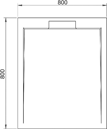 Поддон для душа RGW Stone Tray STL MW 80x80, белый мрамор
