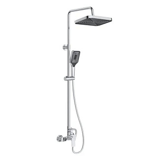 Душевая стойка BelBagno Due DOCM-CRM, хром