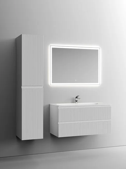 Тумба под раковину Sancos Snob T 100 подвесная Bianco (белый), SNT100W Sancos — Оригинал