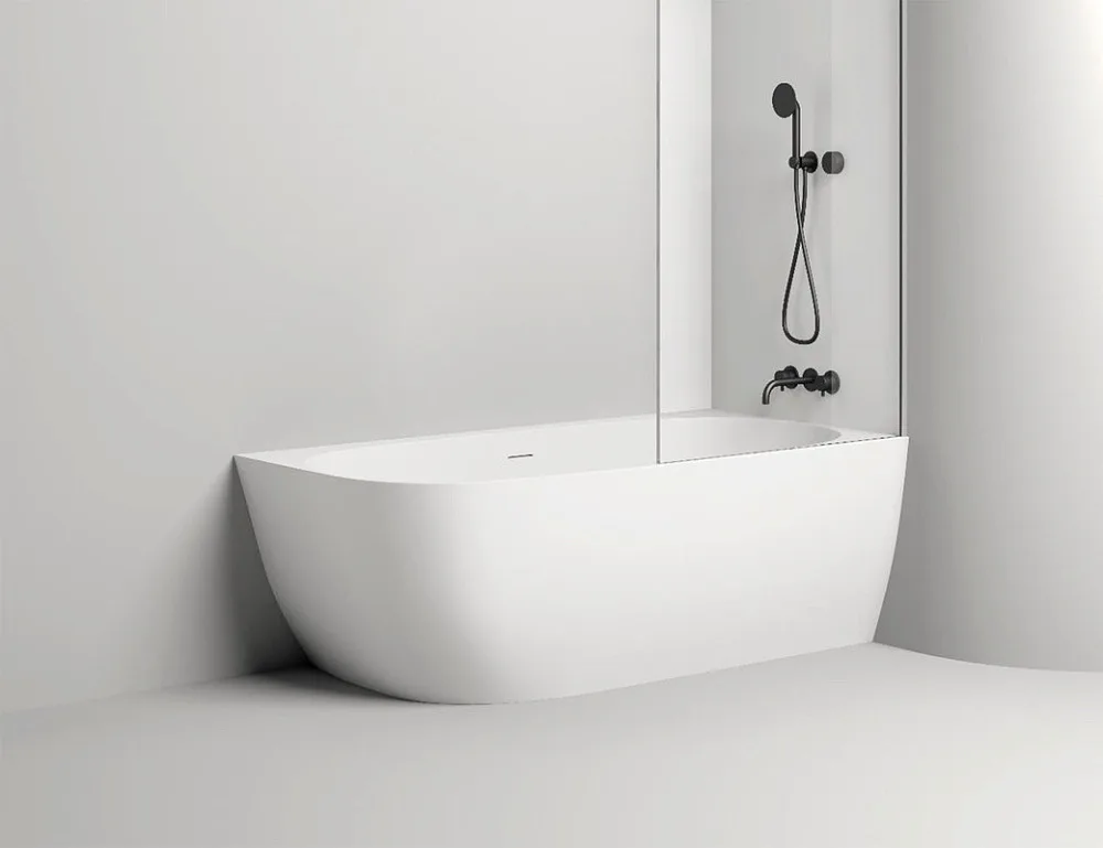 Ванна из искусственного камня Salini Sofia Corner R 170x85 см, угловая, правая, пристенная, матовая  Sancos — официальный сайт