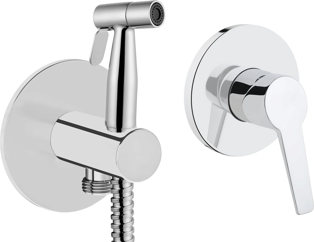 Гигиенический душ VitrA A49271EXP, со смесителем, С ВНУТРЕННЕЙ ЧАСТЬЮ