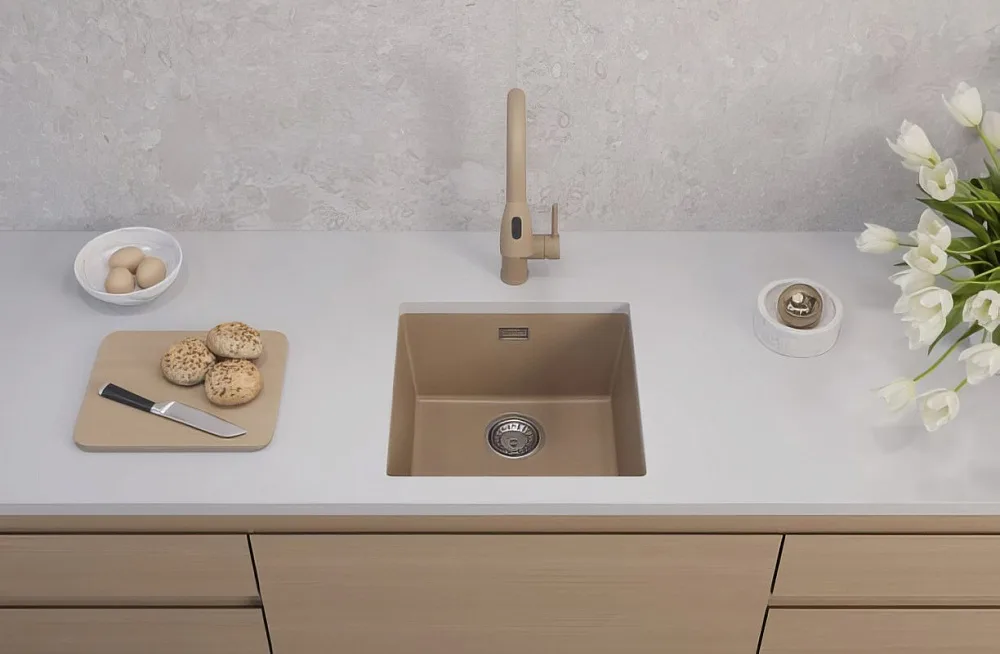 Мойка кухонная Alveus Omni Granital 20 beige Sancos — официальный сайт