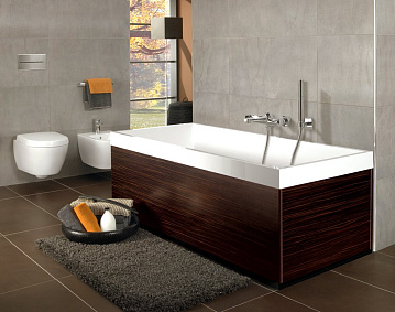 Акриловая ванна Villeroy & Boch Squaro UBQ170SQR2V-01 170x75 см, встраиваемая, цвет альпийский белый