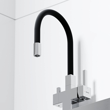Смеситель для кухни Sancos Arno SC4005CH с гибким изливом, хром