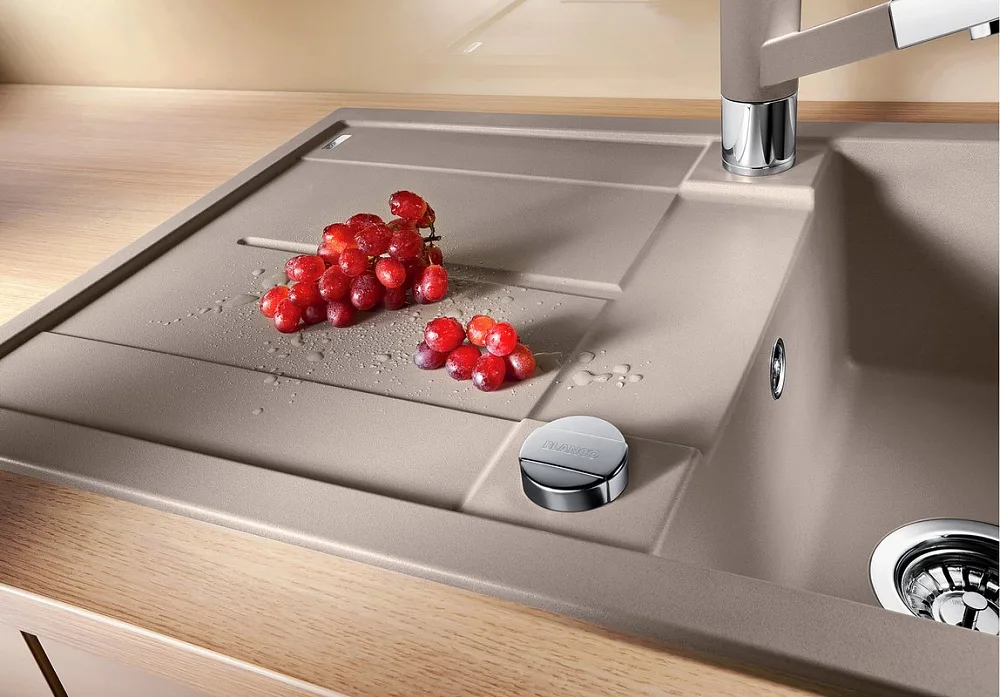 Мойка кухонная Blanco Metra 5S 517348 серый беж Sancos — официальный сайт