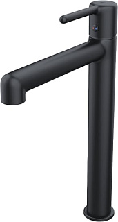 Смеситель для раковины IDDIS AIGBL01i01, черный матовый