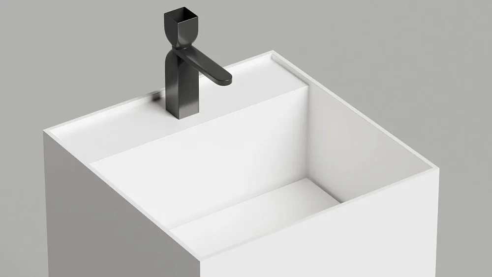 Раковина Salini Armonia Square Top 01 130511TG белый Sancos — официальный сайт