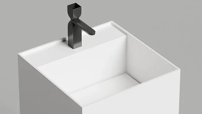 Раковина Salini Armonia Square Top 01 130511TG белый Sancos — Оригинал