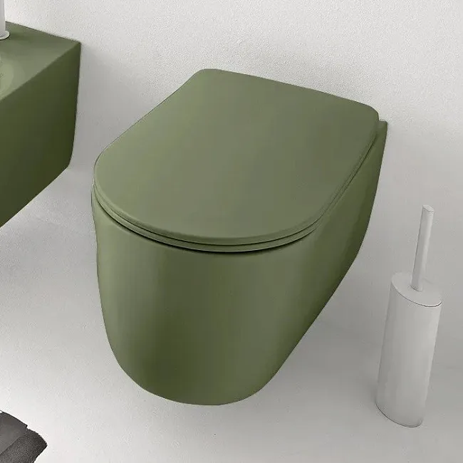 Крышка-сиденье Kerasan Nolita 539111 verde, с микролифтом Sancos — Оригинал