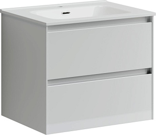 Тумба под раковину Sancos Cento 60 подвесная белый глянец, CN60W