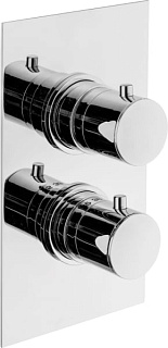 Термостатический смеситель встраиваемый Plumberia Selection Ixo XOT5020CR С ВНУТРЕННЕЙ ЧАСТЬЮ, для в