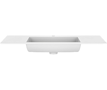 Мебельная раковина Vincea VCB-13100W 100 см, белая