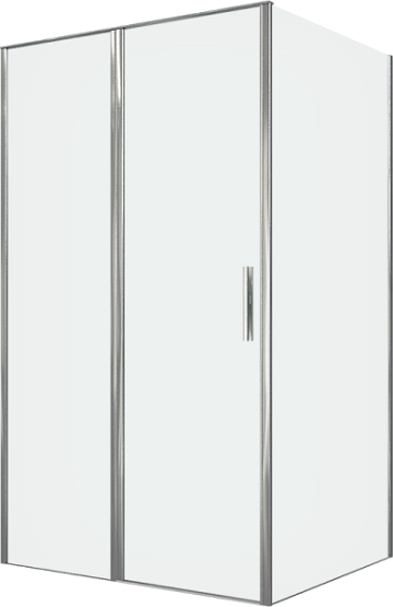 Душевой уголок Allen Brau Priority 120x80, профиль хром, стекло прозрачное