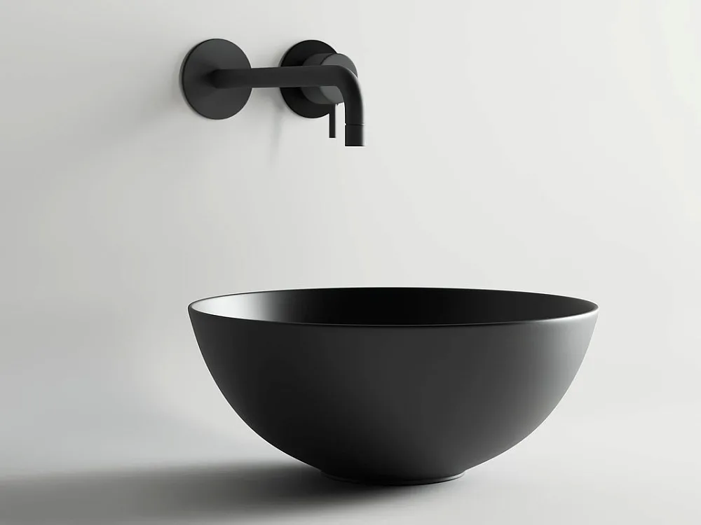 Накладная раковина Ceramicanova Element CN6004 черный матовый Sancos — официальный сайт