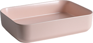 Накладная раковина Allen Brau Fantasy Quad 50x36, розовая