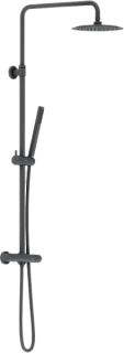 Душевая стойка Damixa Scandinavian Pure 936800300, черная матовая
