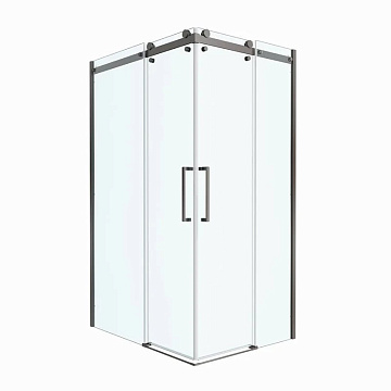 Душевой уголок BelBagno Marino 2 AH-2-120/90-C-GM 120x90, профиль оружейная сталь, стекло прозрачное
