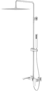 Душевая стойка Boheme Qubic 478-MW, matt white