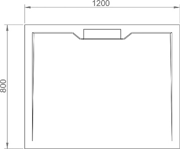 Поддон для душа RGW Stone Tray STE MW 120x80, белый мрамор