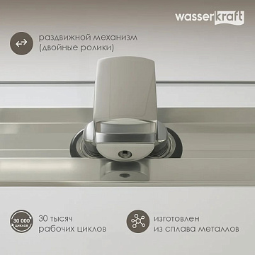 Душевой уголок Wasserkraft Naab 86S 11 90х90 см