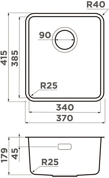 Мойка кухонная Omoikiri Omi 37-U/I Ultra-LG светлое золото