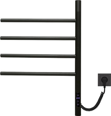 Полотенцесушитель электрический Vincea VTD-1S1CBE черный