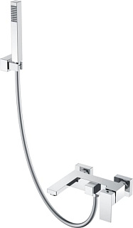 Смеситель для ванны с душем Boheme Qubic 473-CR, сhrome