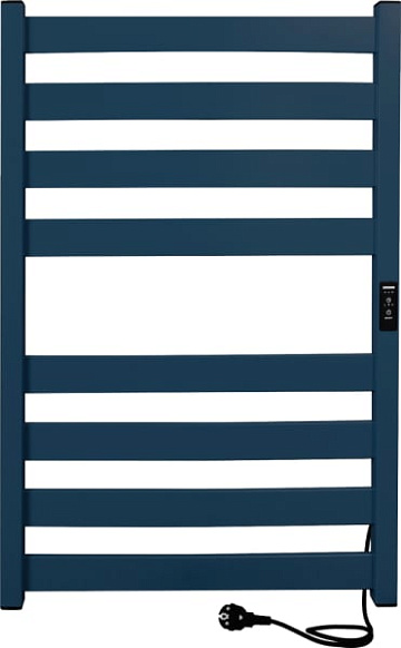 Полотенцесушитель электрический Indigo Oktava Slim 5 LСLOKS5E80-50MFRt синий