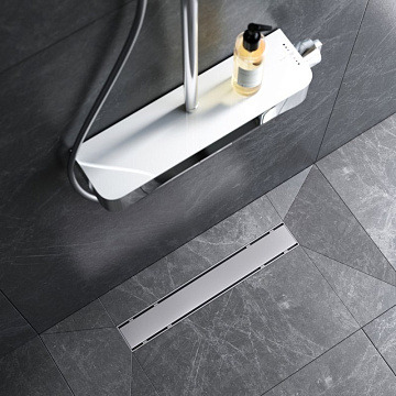 Душевой трап (лоток) AM.PM PrimeFlow Tile 50 см, сталь матовая