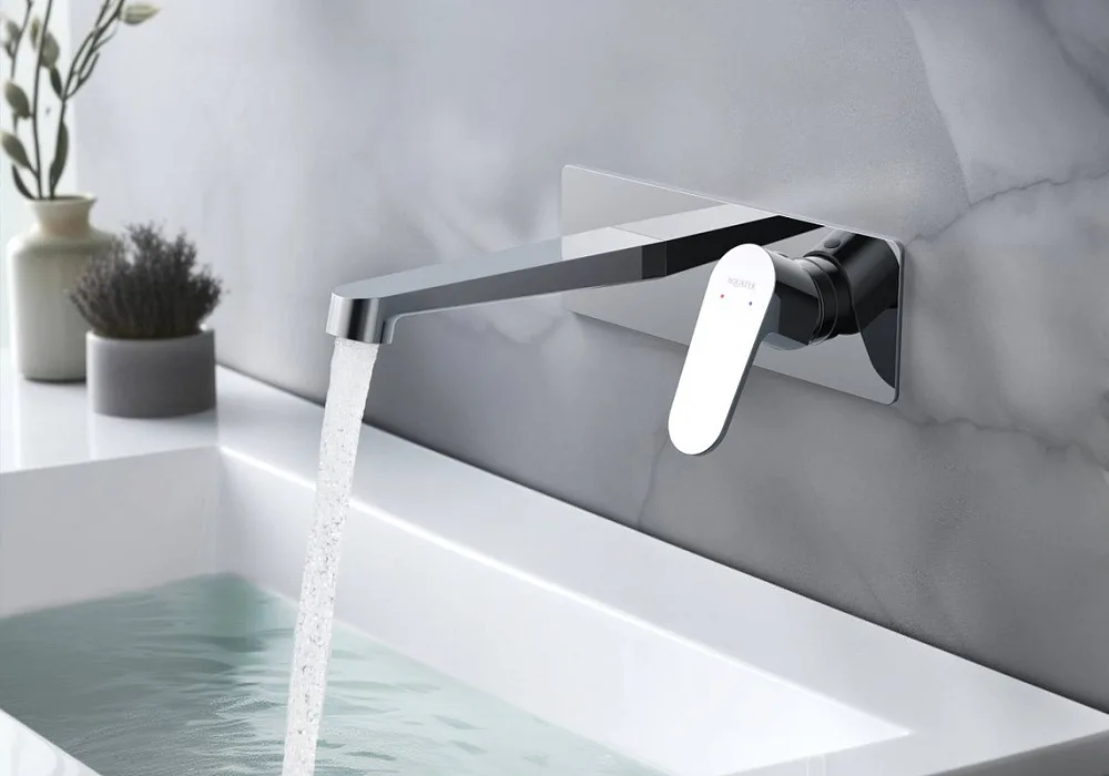 Смеситель для раковины AQUATEK Оберон AQ1213CR С ВНУТРЕННЕЙ ЧАСТЬЮ, хром Sancos — официальный сайт