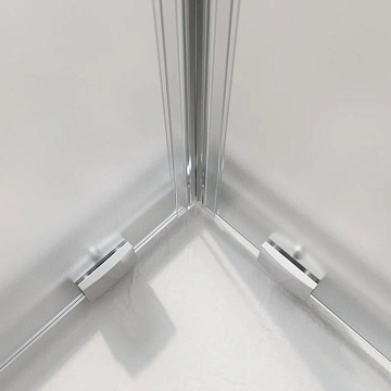 Душевой уголок BelBagno Luce A-2-90-P-Cr 90x90, профиль хром, стекло рифленое