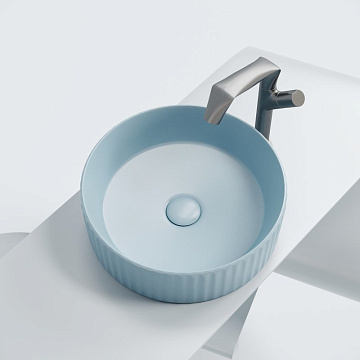 Накладная раковина Ceramicanova Element CN6057ML голубой матовый
