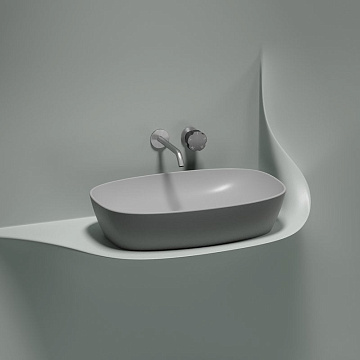 Накладная раковина Ceramicanova Element CN6049MSG серая матовая