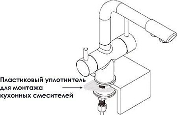 Смеситель для кухни Wasserkraft A8047 темная бронза