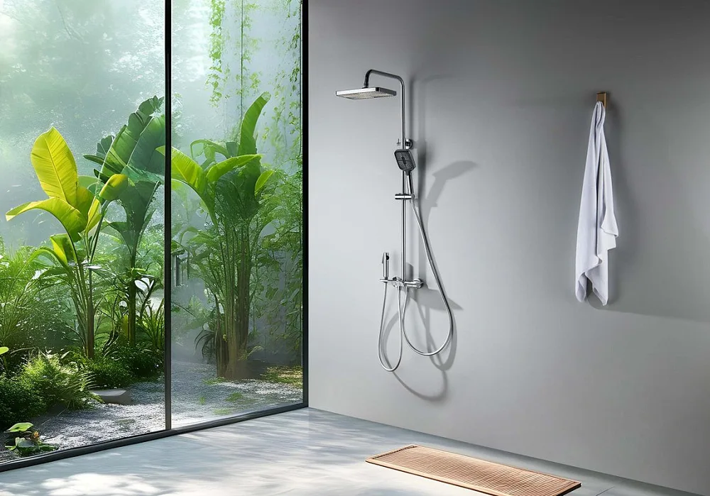 Душевая стойка AQUATEK Поларис AQ3040CR, хром Sancos — официальный сайт