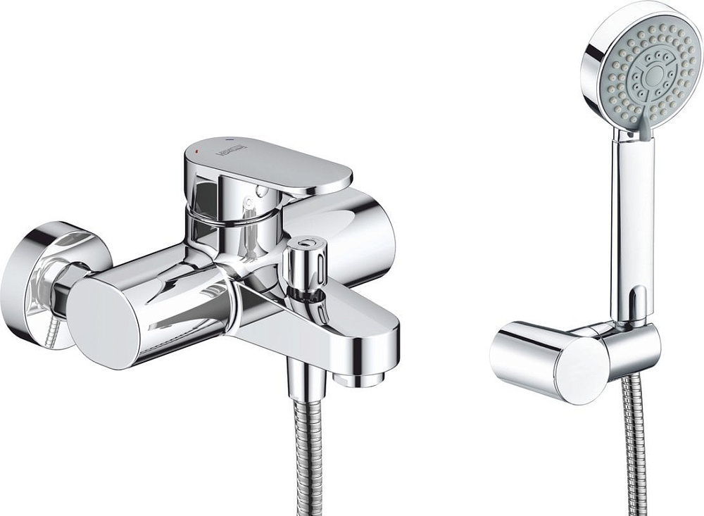Смеситель для ванны с душем Wasserkraft Donau 5301