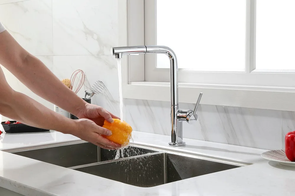 Смеситель для кухни Paulmark Neo Ne214419-CR, хром Sancos — официальный сайт