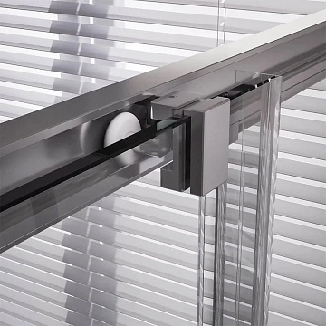 Душевой уголок Veconi Premium Trento PTC-20CH 100x80, профиль хром, стекло прозрачное