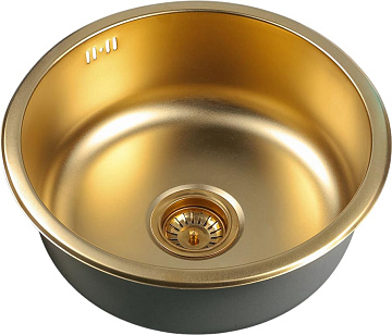 Мойка кухонная Zorg Inox PVD SZR-450 bronze
